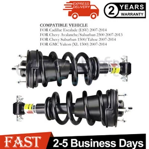 2X Front Strut Assy Shock For 7-14 Cadillac Escalade GMC Yukon Magneride 580-435 - Foto 1 di 7