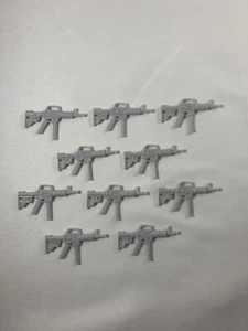 Menge 10 Hit & Run Guns GI Joe Vintage 1988 Stil maßgeschneiderter roter Laser - Bild 1 von 3