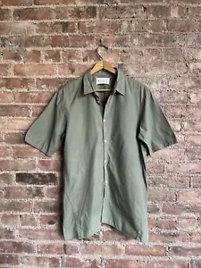 Maison Martin Margiela Line 10 Shirt, Gr. 38 Small, olivgrün 100% Baumwolle Italy - Bild 1 von 10