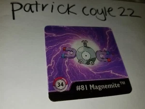 Artbox Pokemon Action Flipz Series One #34 (Magnemite & Magneton) NM - Picture 1 of 2