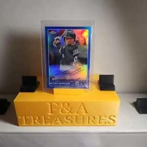 2015 Topps Chrome Blue Refractor 082/150 Micah Johnson #AR-MJ Rookie RC Free Sh - Picture 1 of 2