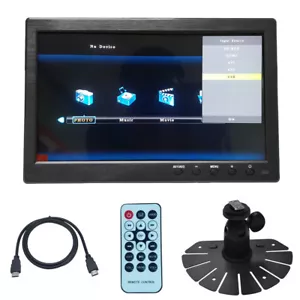10" HD Monitor Car / bus/Truck display 1280X800 HDMI/ VGA/AV 12V/24V Universal - Picture 1 of 6