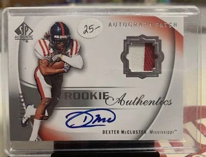 2010 SP Authentics Dexter McCluster Rookie Patch Auto RPA /499 KC Chiefs - Picture 1 of 2