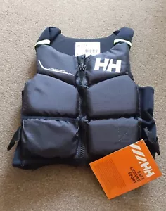 New small helly hansen rider stealth zip life jacket buoyancy aid 50/70 black - Picture 1 of 7