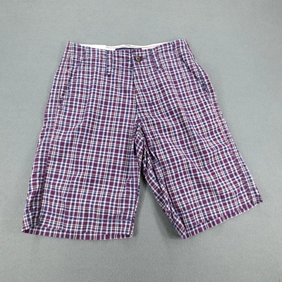 Шорты American Eagle классический крой Chino мужские Y2K красный чек размер 26/10 новый с Ярлыками!!! - Изображение 1 из 4