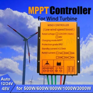 12V/24V 48V 500W-3000W for Wind Turbine Generator MPPT Charge Controller Regler - Picture 1 of 13