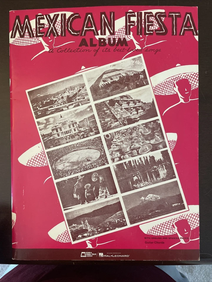 Mexican Fiesta Album MUSIC BOOK PIANO/VOCAL/GUITAR Best-Loved Songs SPANISH NEW - Image 1 of 1