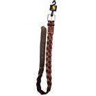 New With Tags Size Extra Small Carhartt Brown Genuine Leather Belt Braided
