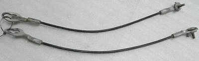 1999-2012 Ford F-150 F-250 F-350 Pair Tailgate Support Straps Cables - Image 1 of 4