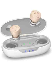 Aimsumy Hearing Aids for Seniors Rechargeable Noise Canceling In-Ear Invisible - Picture 1 of 2