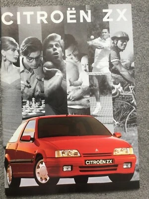 CITROEN ZX. range Brochure 1993 UK Market lVery Good Condition  - Image 1 of 4