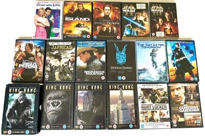 18 DVD Bundle Ewan McGregor Jake Gillenhaal Star Wars Kong Set Film Movie Lot 40 - Image 1 of 4
