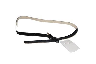 Max Mara women's belt leather skinny fashion black leather  Size 32 $1090 - Image 1 of 4