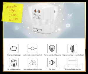 Adaptador de viaje 70W convertidor de voltaje transformador de potencia reductor/arriba 110-240V - Imagen 1 de 15