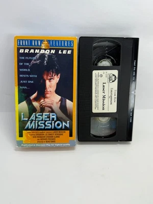 Laser Mission VHS Tape Action Thriller Brandon Lee **Buy 2 Get 3rd Free** - Image 1 of 4