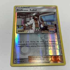 Pokémon TCG Professor Kukui Staff Regional Championship Promo 128/149 🔥 - Bild 1 von 3
