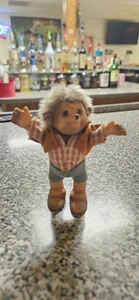 Vintage Steiff Macki Igel Junge 60er Jahre Puppe 5 Zoll Gummi Mohair Spielzeug OHNE ETIKETT - Bild 1 von 4