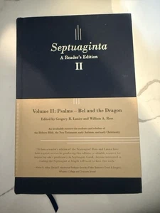 Septuaginta A Readers Edition by Gregory R Lanier HC (VOLUME 2 only) - Imagen 1 de 2