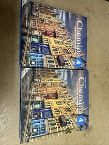 Chemins 4 French for a Connected World 2023 Student & Teacher Set Of 2 - Picture 1 of 3