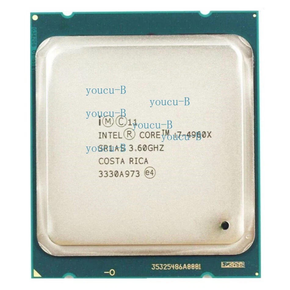 Intel Core i7-4960X Unlocked Extreme 3.6GHz 6 Core 2011 130W CPU Processor - Image 1 of 1