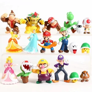 6-18 Pcs Super Mario mini Figure Cute Toys Action figures Collection Gift NEW - Picture 1 of 17