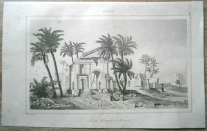 Impresión 1839 ARCO TRIUNFAL, ANTINOOPOLIS, EGIPTO, #83 - Imagen 1 de 1
