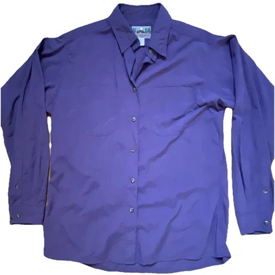 EMS Shirt Men’s L “Pinnacle Performance” Outdoors Hiking Fishing Nylon Button Up - Image 1 of 4