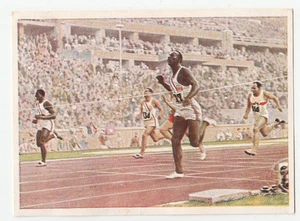 Jesse Owens card 43 "Olympics 1936" SIDOL SIEGEL & Co. Köln 1937 - Picture 1 of 2
