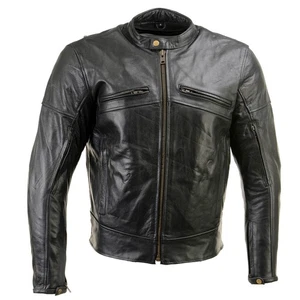 Milwaukee Leather Men's Premium Black Vented Racer with CE Armor - Bild 1 von 11