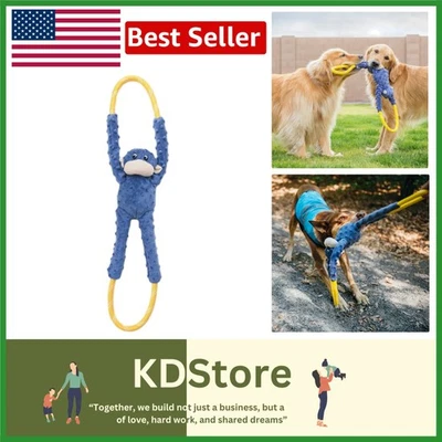 RopeTugz Heavy-Duty Squeaky Dog Tug Toy - Durable Plush & Climbing Rope for A... - Image 1 of 4