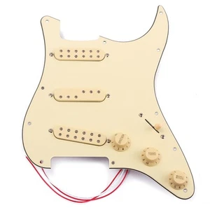 Battipenna precablato carico SSS doppia bobina pickup per ST Stratocaster - Foto 1 di 10