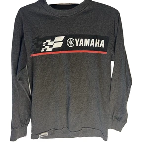 Camisa Vintage Yamaha Logo Hombre S Gris Moto Motocross Manga Larga Exterior - Imagen 1 de 8