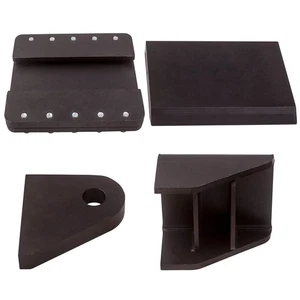 4x Log Splitter Wedge Slide Push Plate Hydraulic Cylinder Mount Set For 6'' Beam - Picture 1 of 15