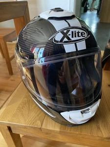 X-lite 903 Carbon Helm Schwarz Weiß Gr. L - Bild 1 von 4