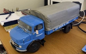 1:18 SCHUCO Mercedes Benz L 322 Truck Blue, Dealer Edition. **Super Rare** - Picture 1 of 20