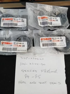 yamaha fzr600r fork seals and dust seals genuine oe loc cbox 3sp-23145-l0 - Picture 1 of 1