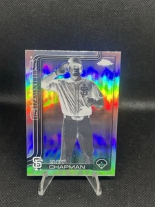 2025 Topps Chrome Matt Chapman Negative Refractor - Picture 1 of 2