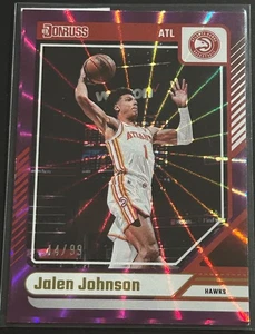 JALEN JOHNSON 2024-25 PANINI DONRUSS PURPLE SP 44/99 - Picture 1 of 1