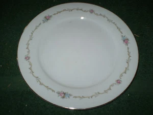 NORITAKE WINTHROP SALAD PLATE PLATINUM TRIM - Picture 1 of 3