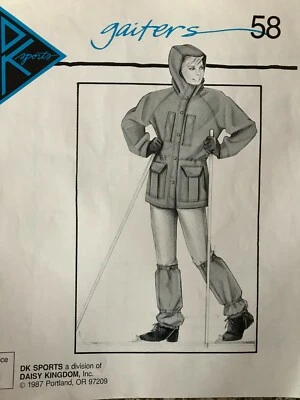 Daisy Kingdom DK Sports Gaiters Pattern Uncut  - Image 1 of 2