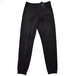 NWT $1190 Saint Laurent Black Velour Jogger Track Pants Sweatpants S AUTHENTIC - Picture 1 of 12