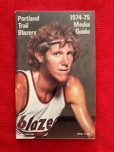 1974-1975 NBA Portland Trail Blazers media guide / Walton debut / Petrie / Wicks - Picture 1 of 1