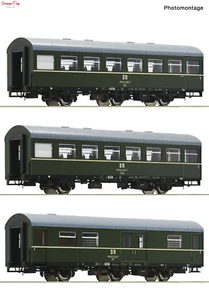 Roco DR Reko Coach Set (3) IV 1:87 Scale, HO Scale - Picture 1 of 1