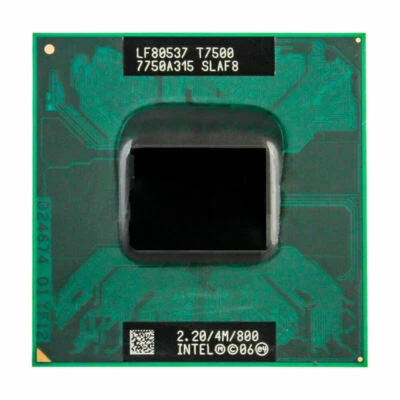 Intel Core 2 Duo T7500 CPU Socket P SLA44 SLAF8 2.2 GHZ 4MB 800MHZ Processor - Image 1 of 2