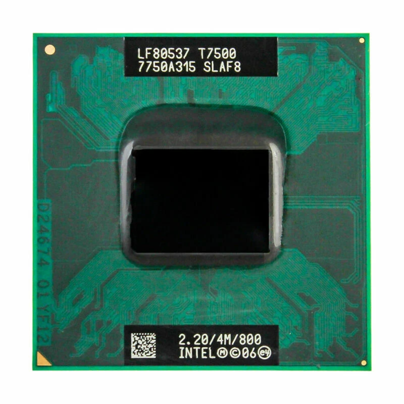 Intel Core 2 Duo T7500 CPU Socket P SLA44 SLAF8 2.2 GHZ 4MB 800MHZ Processor - Image 1 of 2