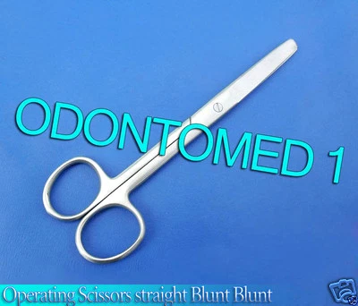 3 Operating Dissecting Scissors 6.5" Straight Blunt Blunt Surgical instruments - Image 1 of 3