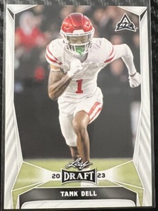 #38 TANK DELL 2023 Leaf Draft Football RC Houston Cougars/Houston Texans