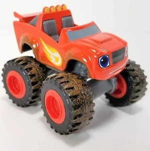 Blaze And The Monster Machines Mud Racin' Blaze Truck Die-Cast Muddy Wheels  - Picture 1 of 8