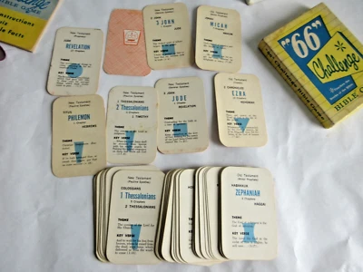 圣经游戏 66 挑战美国老式卡带说明完整 — 第 1/4 张图片