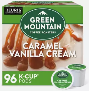 Green Mountain Coffee Caramel Vanilla Cream, Keurig K-Cup Pod, Light Roast, 96ct - Picture 1 of 5
